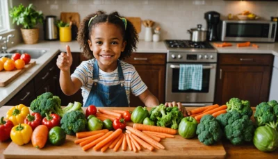 Les légumes s'invitent dans l'assiette : astuces pour séduire vos enfants !