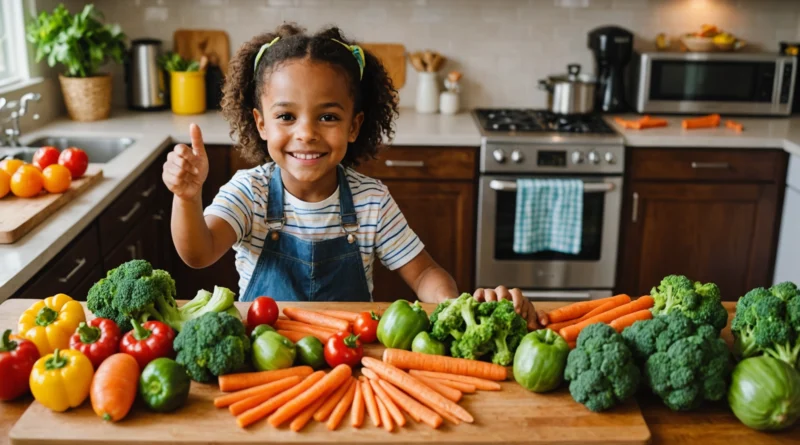 Les légumes s'invitent dans l'assiette : astuces pour séduire vos enfants !