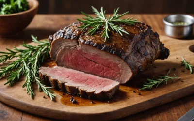 Un gigot de chevreuil juteux et savoureux en toute simplicité au four