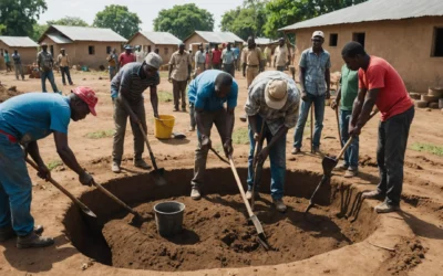 Creuser un puits facilement : astuces pour un projet solidaire réussi