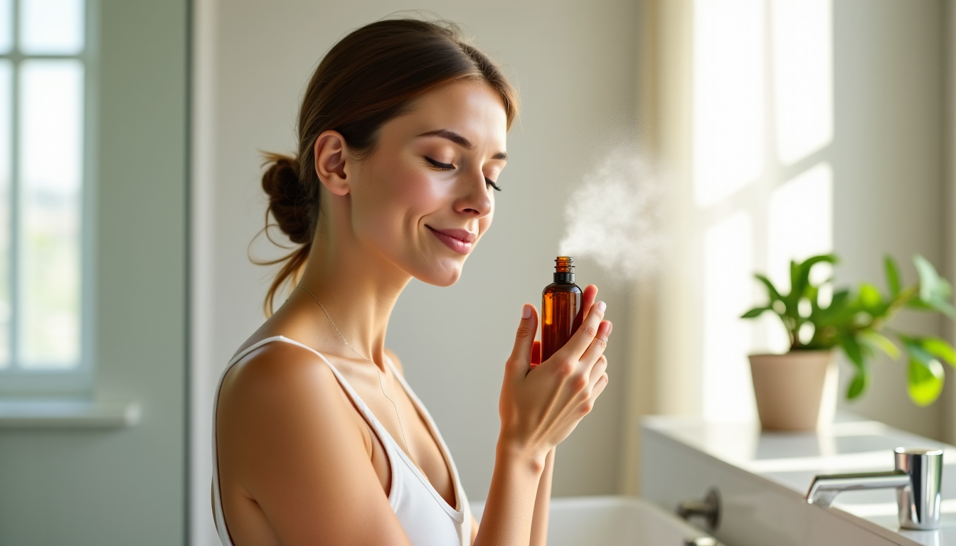 eaux florales, soins naturels, beauté bio, routine visage